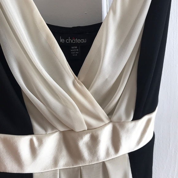 LE CHÂTEAU | Black & cream dress - Picture 6 of 14